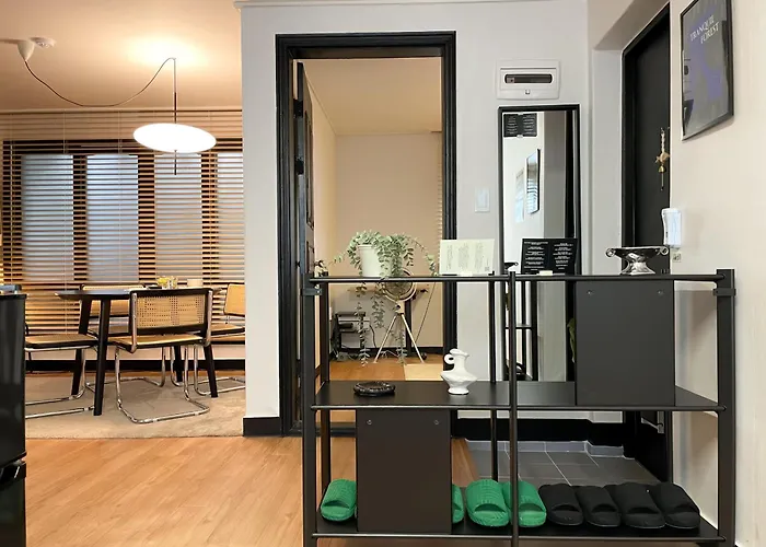 5min To Hapjeong St, Airport Bus Direct, River Park, Near Hongdae, 3rooms 別墅